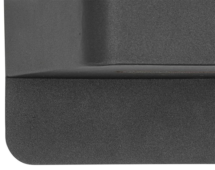 Moderná nástenná lampa čierna vrátane LED s USB a vypínačom - Ted