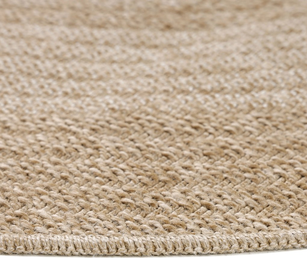 Ayyildiz, Kusový koberec Comilla 886 Beige kruh, 80x80 (priemer) kruh, béžová, chodba / predsieň