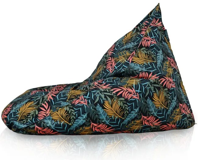 Sedací vak Bermudy farebné listy