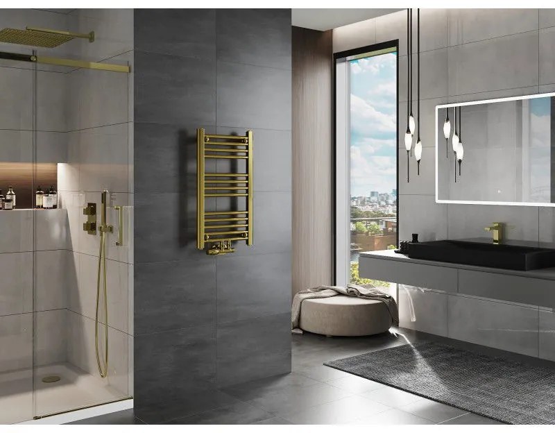 Mexen Mars, vykurovacie teleso 700x400 mm, 188 W, zlatá lesklá, W110-0700-400-00-50