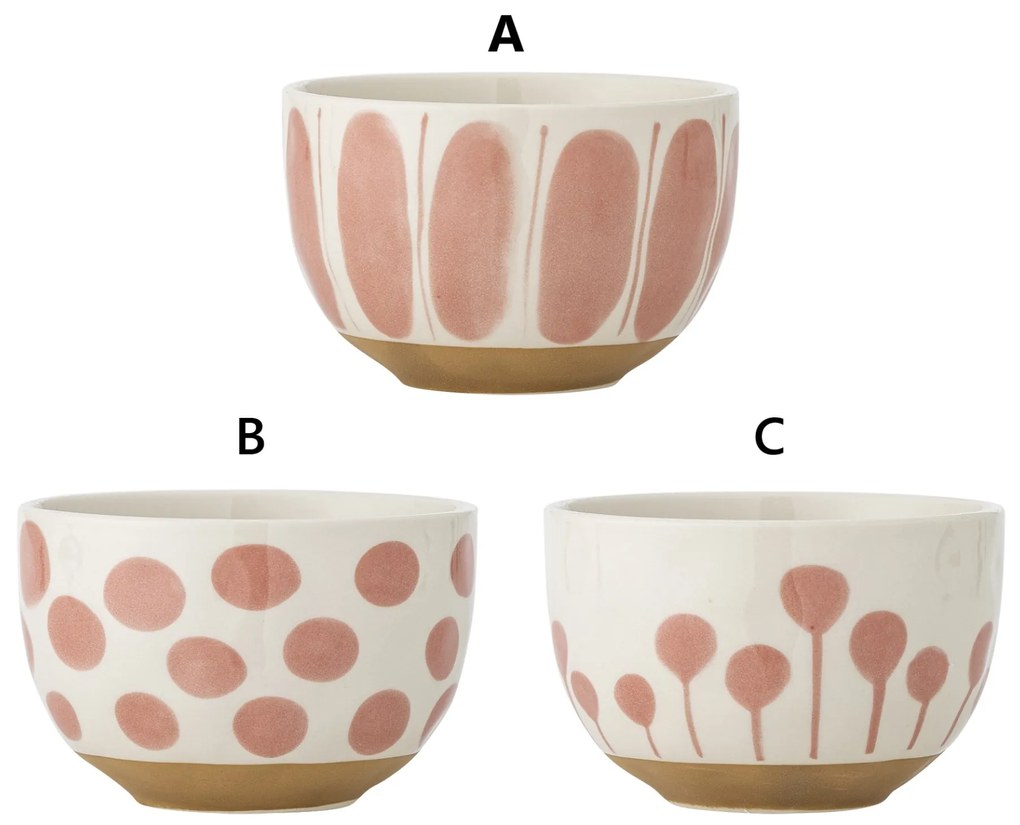 Bloomingville Keramická miska Linora Rose 580 ml C