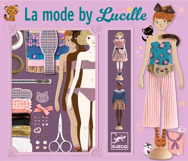 Djeco Kreatívna Sada módna návrhárka Lucille