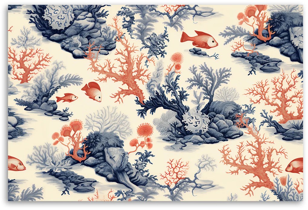 Gario Obraz na plátne Ryby a koraly Rozmery: 60 x 40 cm