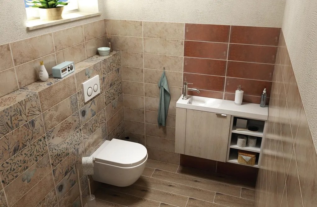 Sapho Sapho, LATUS XI umývadlová skrinka 30x53x16,5cm, dub Sherwood, LT711-1515