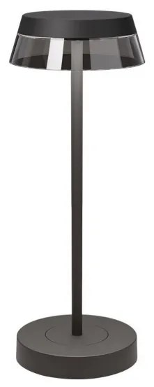 Redo 90312 - LED Stmievateľná stolná lampa ILUNA LED/2,5W/5V 3000 mAh IP65 čierna