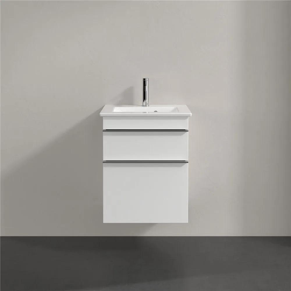 VILLEROY &amp; BOCH Venticello závesná skrinka pod umývadielko, 2 zásuvky, 466 x 425 x 590 mm, White Matt, A92201MS