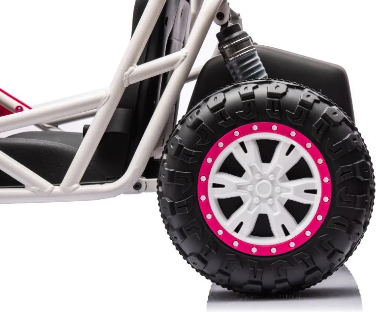 LEAN CARS Elektrické autíčko Buggy A8812 24V, ružové