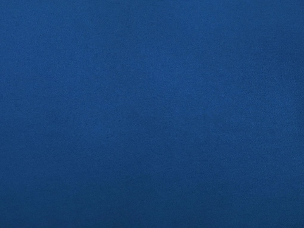 Posteľné obliečky z bavlneného saténu 220 x 240 cm modré HARMONRIDGE Beliani