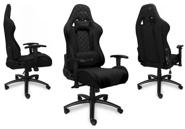 CONNECT IT CGC-1200-BK - Herná stolička Monaco Pro čierna