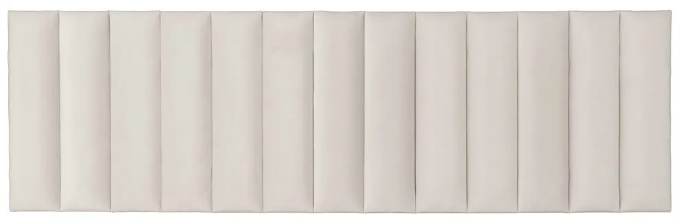 Čalúnený nástenný panel FRAME PAROS 15x60 cm Farba: Béžová