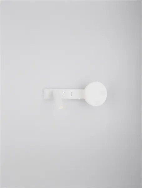 LED biele svietidlo na stenu Noima