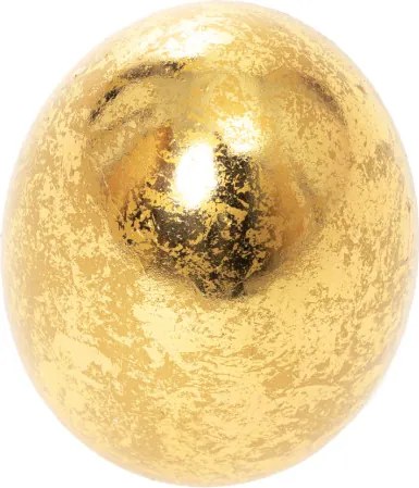 Veľkonočná dekorácia DESO zlaté vajíčko 845944