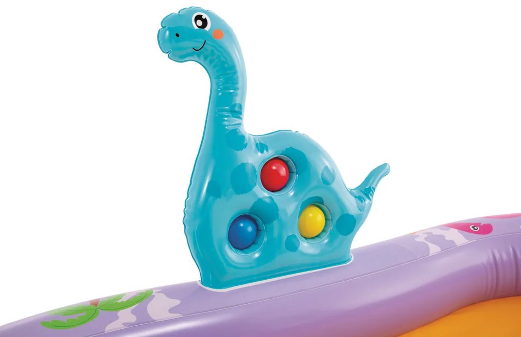Intex Detský nafukovací bazén s vodným ihriskom 201x157x69 cm Dinosaurus - INTEX 56139