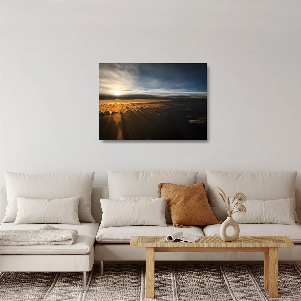 Sklenený obraz neba (70x50 cm)