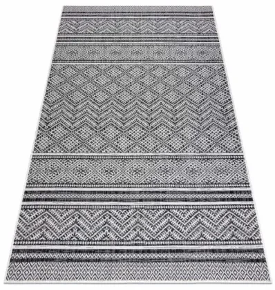 Koberec SIZAL SION Romby Boho 22168 čierny/ecru