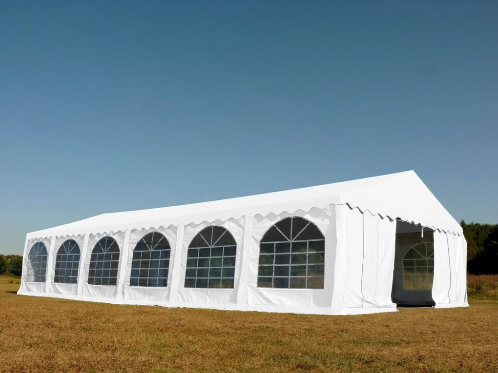 Hawaj Párty stan Ohňovzdorný Premium 6 x 12 m biela