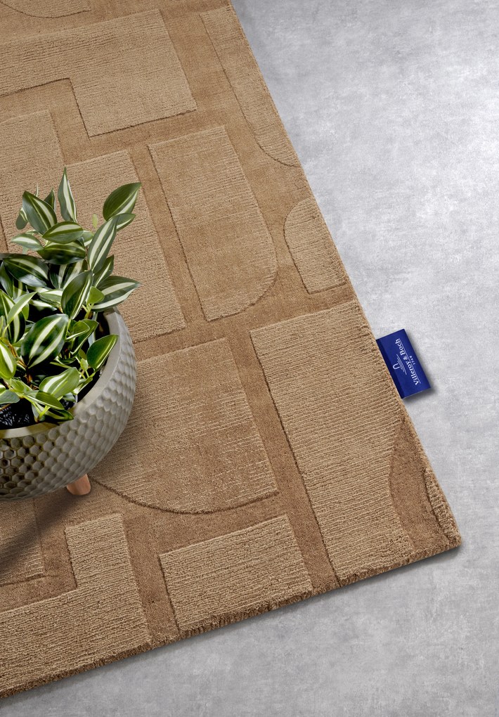 Villeroy & Boch, Behúň Villeroy & Boch 106176 Copper Brown, 80x250, hnedá, obývacia izba