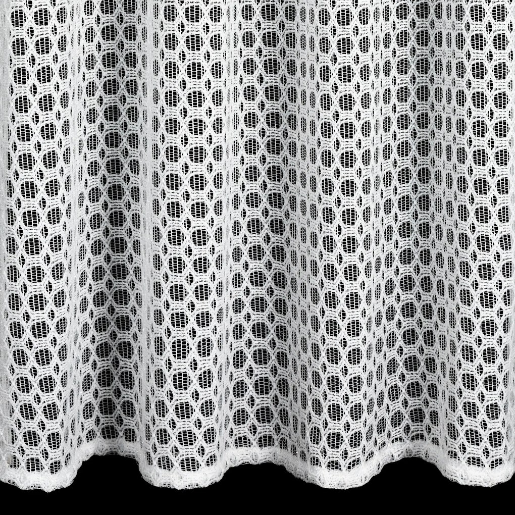 ZÁCLONA NA KRÚŽKOCH CARMEN 140X250 CM BIELA