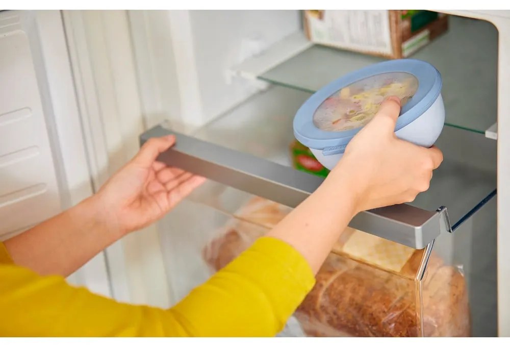 Sivá miska s viečkom Mepal Nordic, 500 ml