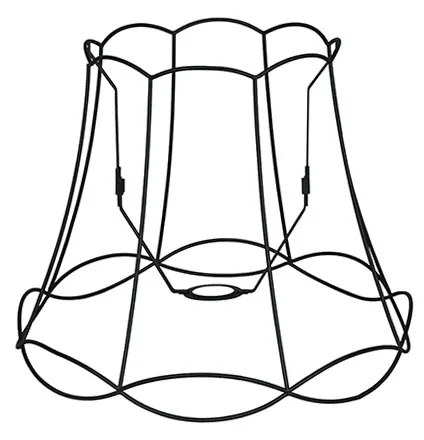 Kovový tienidlo čierny 40/31 - Granny Frame