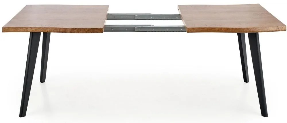 Jedálenský stôl Dickson 150 cm, dub / čierna