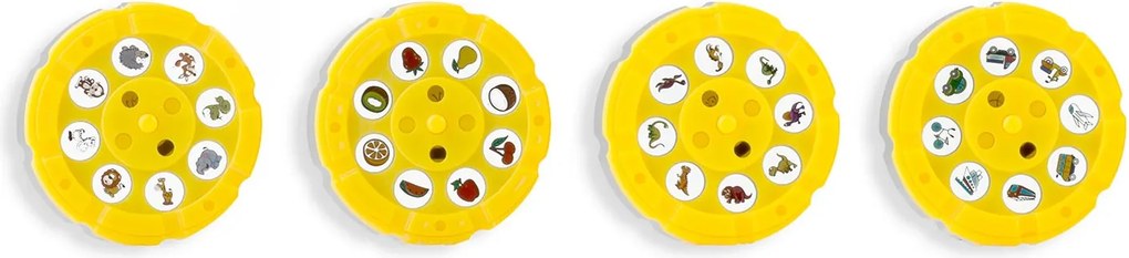 Ricokids Dětský kreslicí projektor Ricokids, 32 obrázků, 6 fixů, fialový