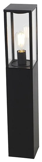 Priemyselná vonkajšia stojaca lampa čierna 80 cm IP44 - Charlois