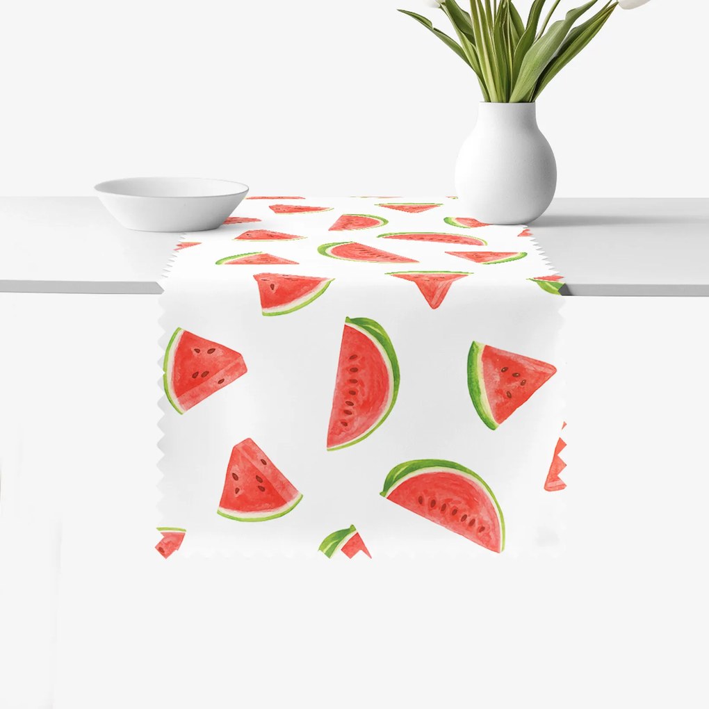 Goldea behúň na stôl teflónový - svieže melóny 50x120 cm