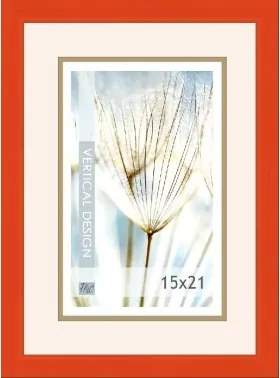 Fotorámik Giulia 15x21 cm, oranžový%