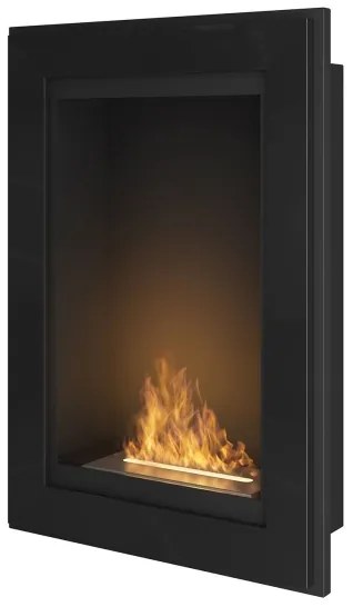 InFire - Vstavaný BIO krb 79x55 cm 3kW čierna