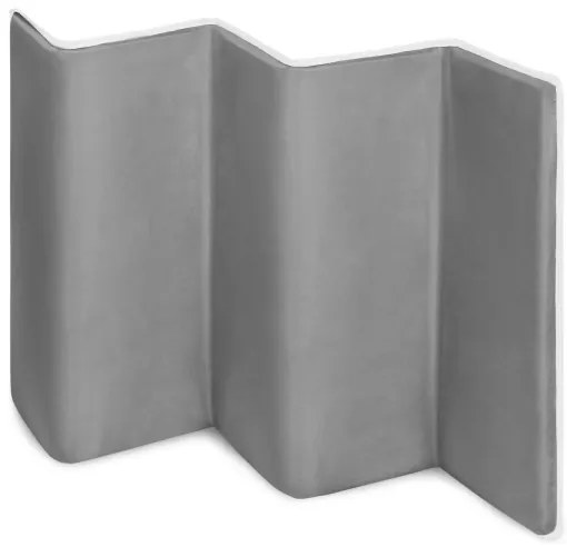 Lionelo - Cestovná postieľka FLOWER Grey Stone