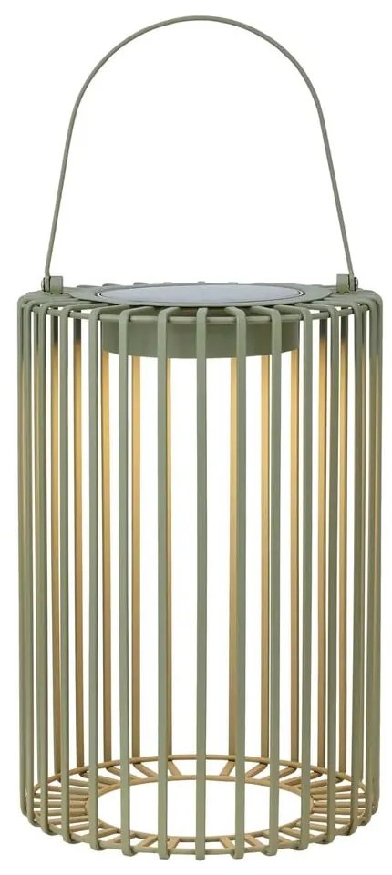 Zelený vonkajší solárny LED lampáš na USB (výška 54 cm) Cavia – Markslöjd