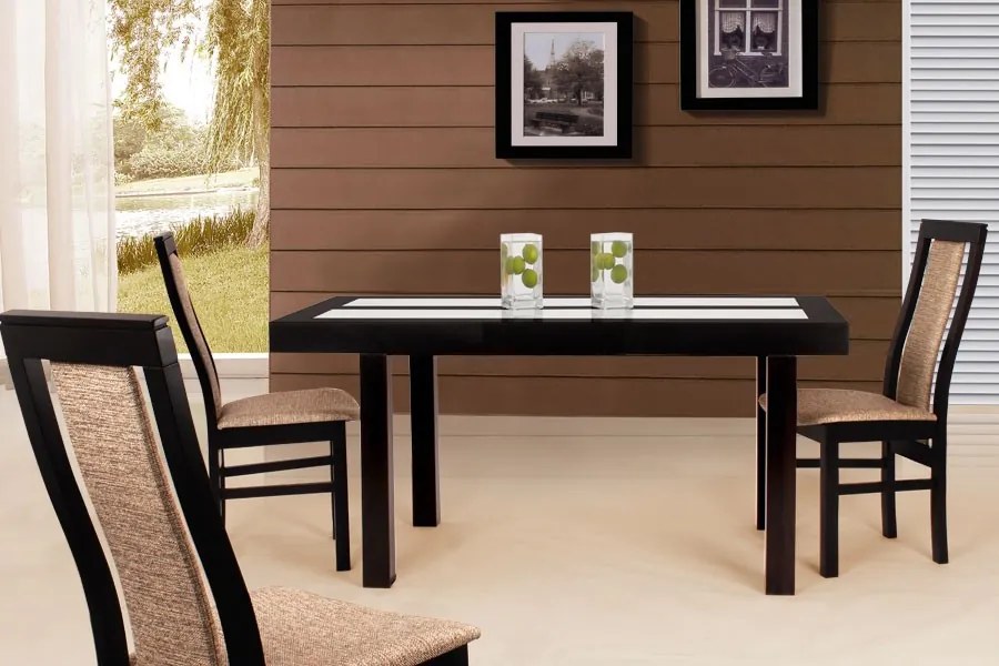 Bradop Jedálenský stôl WIGGO 120x80 + 40 cm