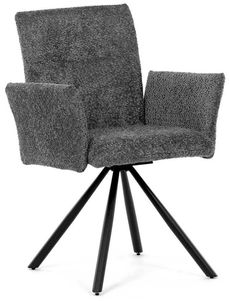Sada jedálenských stoličiek s vratným mechanizmomDCH-W1117 GREY2, 2 ks