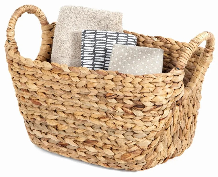 Úložný kôš z morskej trávy Compactor, dĺžka 40 cm