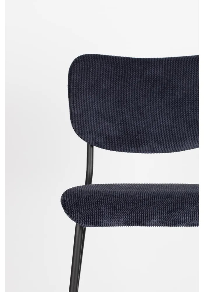 Tmavomodré barové stoličky v súprave 2 ks 92 cm Benson – Zuiver