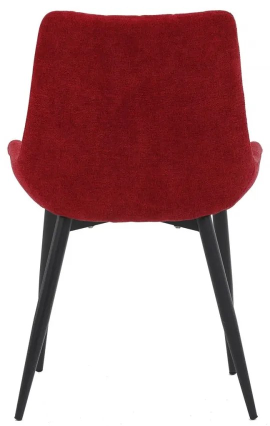 Jedálenská stolička MIREN — látka, kov, viac farieb Čierna
