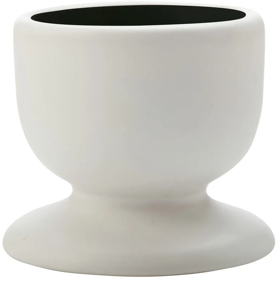 Čierno-biely porcelánový kalíšok na vajcia Maxwell & Williams Tint