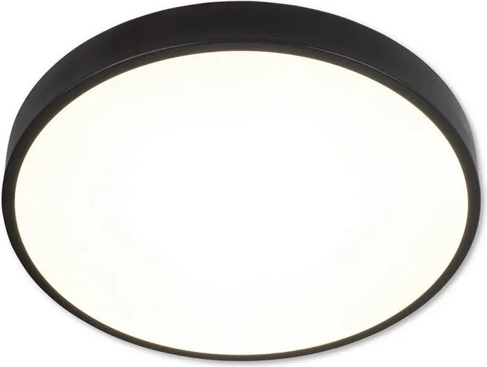 TOP LIGHT Nástenné a stropné svietidlo Metal 40C RC, čierne