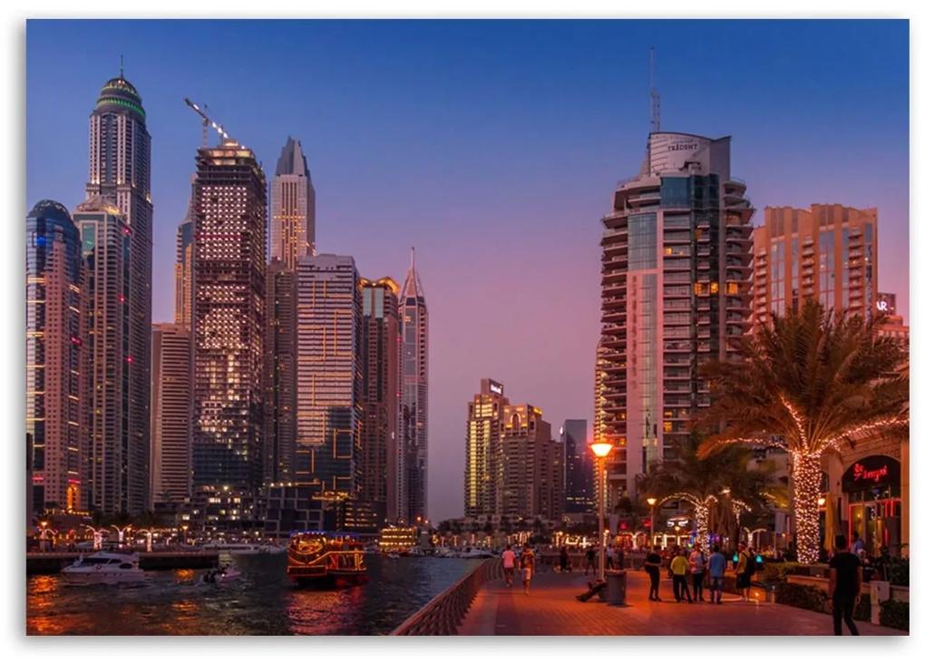 Obraz na plátně Město Dubaj - 60x40 cm