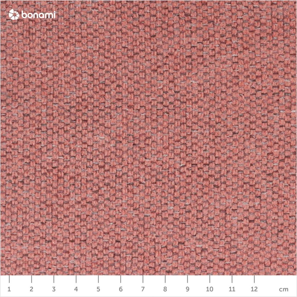 Ružová rozkladacia rohová pohovka Interieurs 86 Liege, pravý roh
