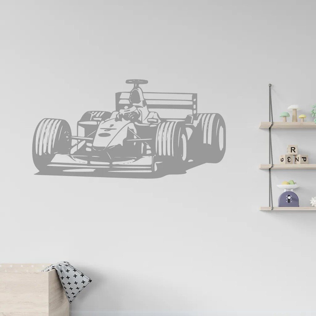 Veselá Stena Samolepka na stenu na stenu Formula Farba: béžová, Veľkosť: 60 x 30 cm