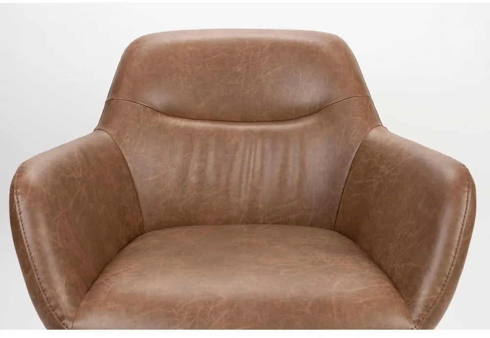 Hnedé kreslo Dude – White Label