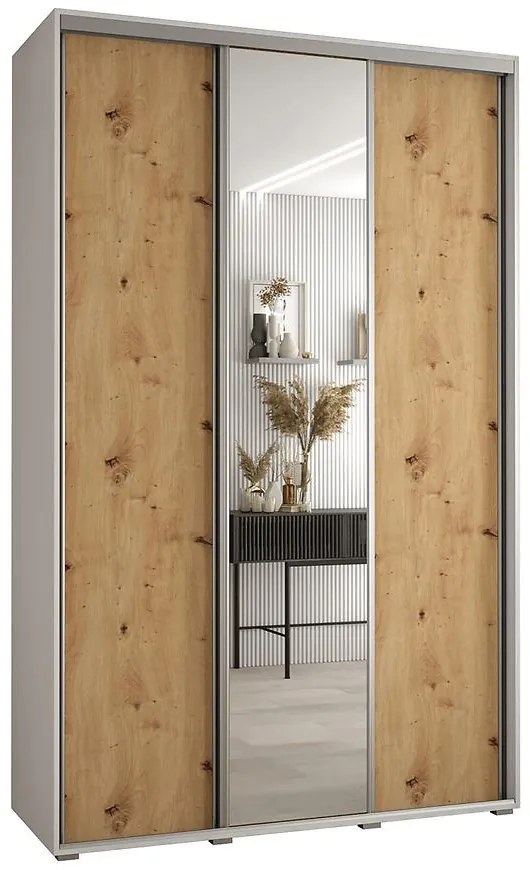 Skriňa 45 Canaris 3 180 biela/artisan/silver