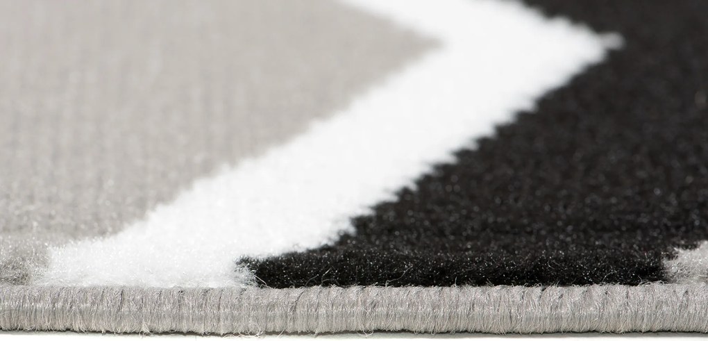 TA Koberec T237B ŠEDÁ LUXUSNÁ PP ESM Rozmer: 160x230 cm