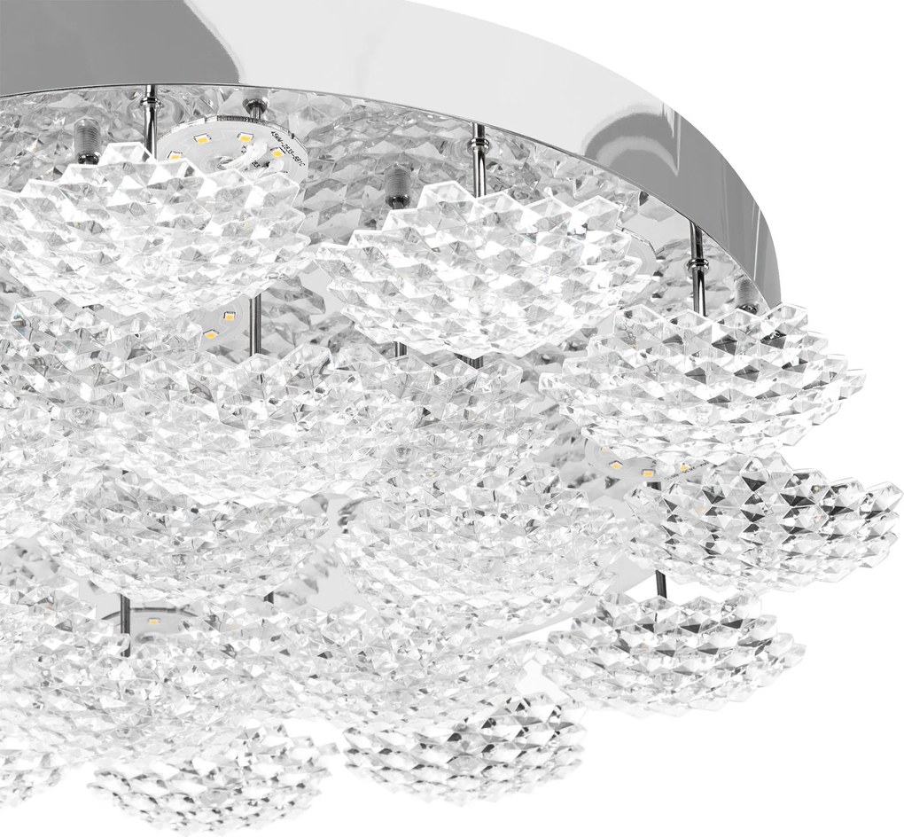 Toolight Toolight, LED stropné svietidlo 45cm, MS014-C, chrómová, OSW-09626