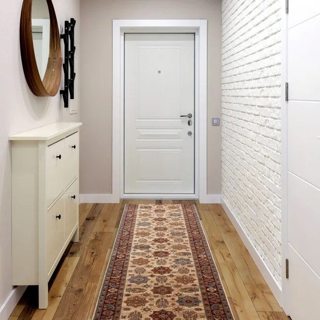 Behúň KESHAN 7683/53555 béžový / terakota