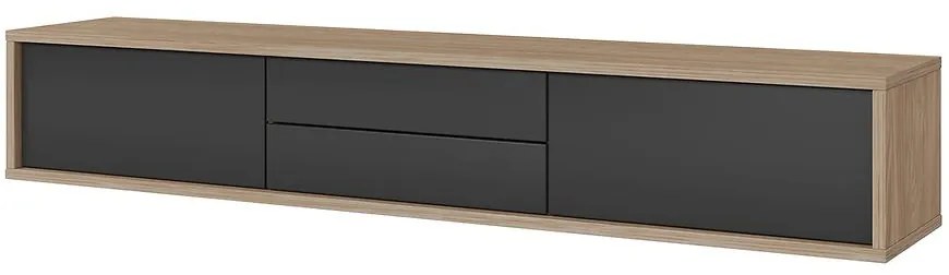 TV stolík Frida 2k2s 39 Dub Olejovaný/Antracit
