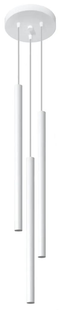 Sollux Lighting Závesné svietidlo PASTELO 3P biele