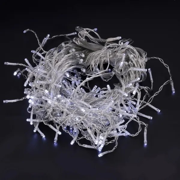 Brilagi - LED Vonkajší vianočný reťazec 200xLED/8 funkcií 13m IP44 studené biele